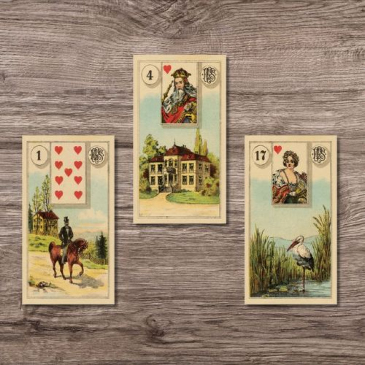 Grand Tableau Lenormand Oracle Cards (Оракул Большой расклад Ленорман). Колода карт