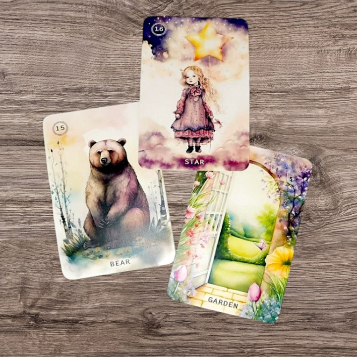 Sweet Blossom Lenormand Oracle (Солодкий Квітковий Оракул Ленорман). Колода карт