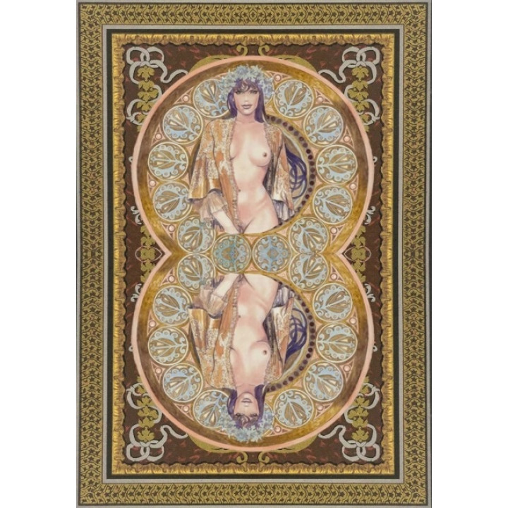 Chakras, Eros and Astrology. Manara. Erotic Oracle (Чакры, Эрос и астрология. Манара. Эротический оракул). Карты Таро. Milo Manara