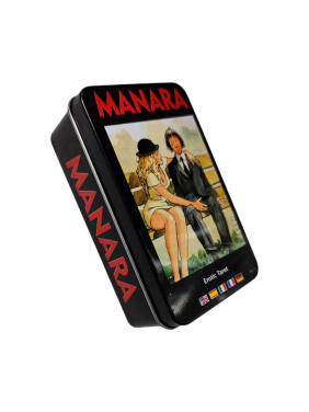 Manara. Erotic Tarot. Карты Таро с цветным срезом в металлической коробке