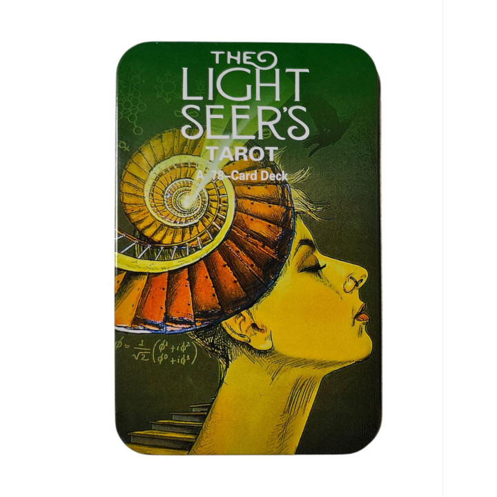 The Light Seer`s Tarot. Карти Таро з кольоровим зрізом в металевій коробці