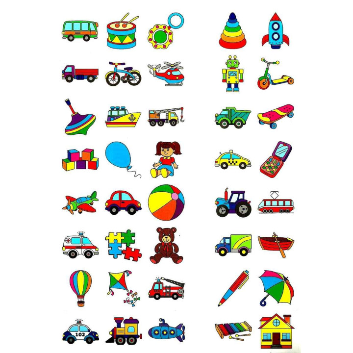 English for Kids. Игрушки и транспорт. Toys and Transport
