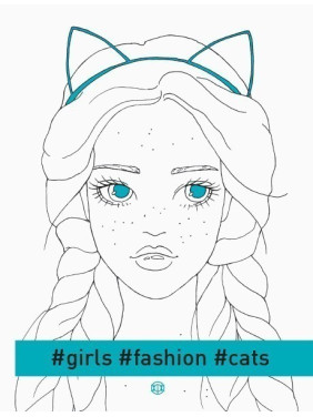 Girls. Fashion. Cats