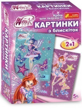Картинки с блестками Муза и Блум. Винкс 7