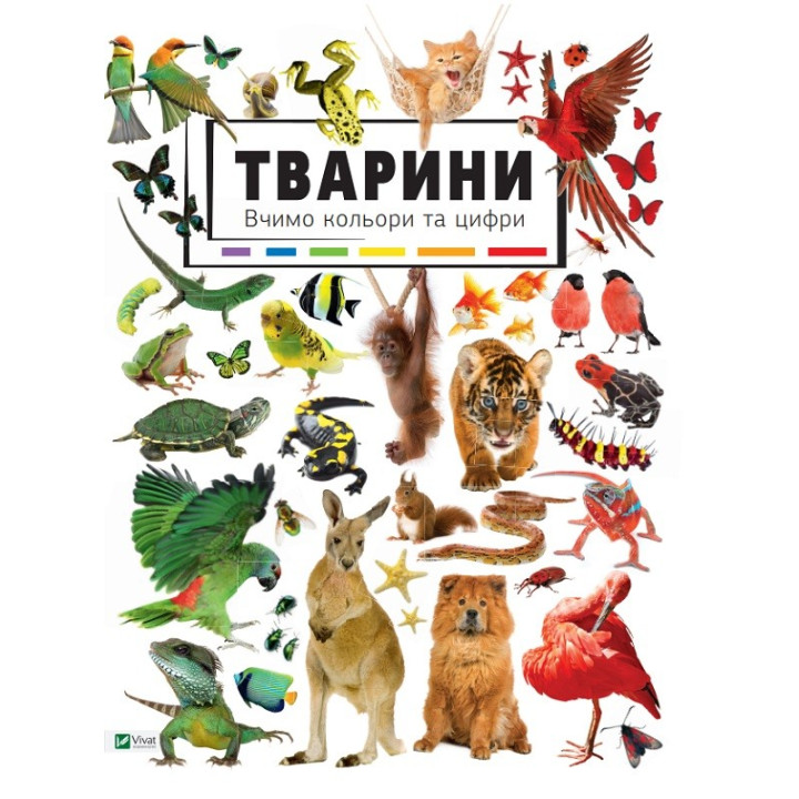 Тварини Вивчаємо кольори і цифри