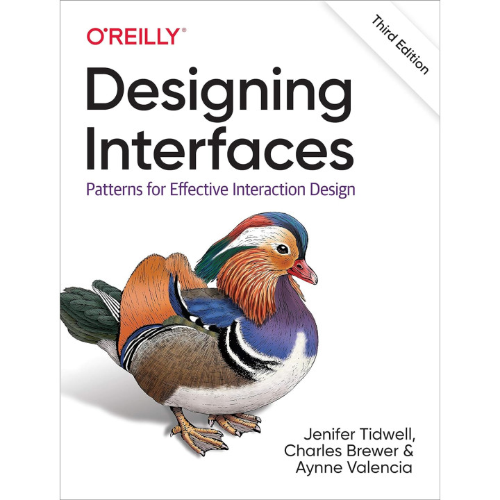 Designing Interfaces. 3rd Ed. Jenifer Tidwell, Charles Brewer, Aynne Valencia