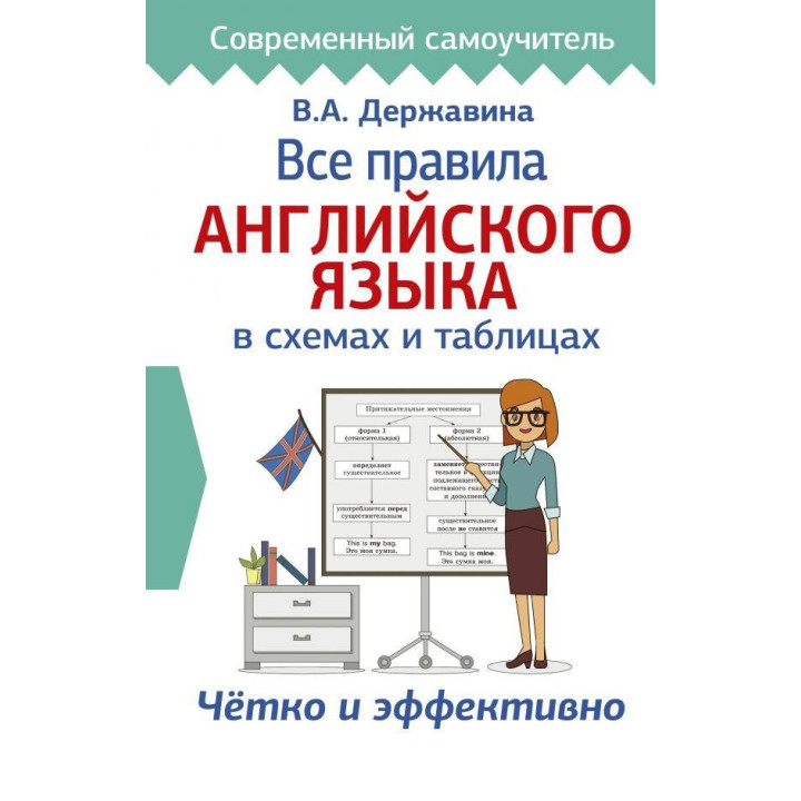 Усі правила англійської мови в схемах і таблицях Державіна В. А.