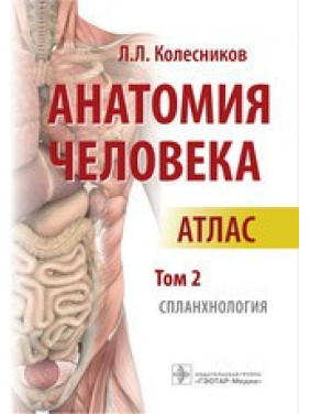 Анатомія людини. Атлас в 3-х томах. Том 2. Спланхнология. Колесніков Л. Л.